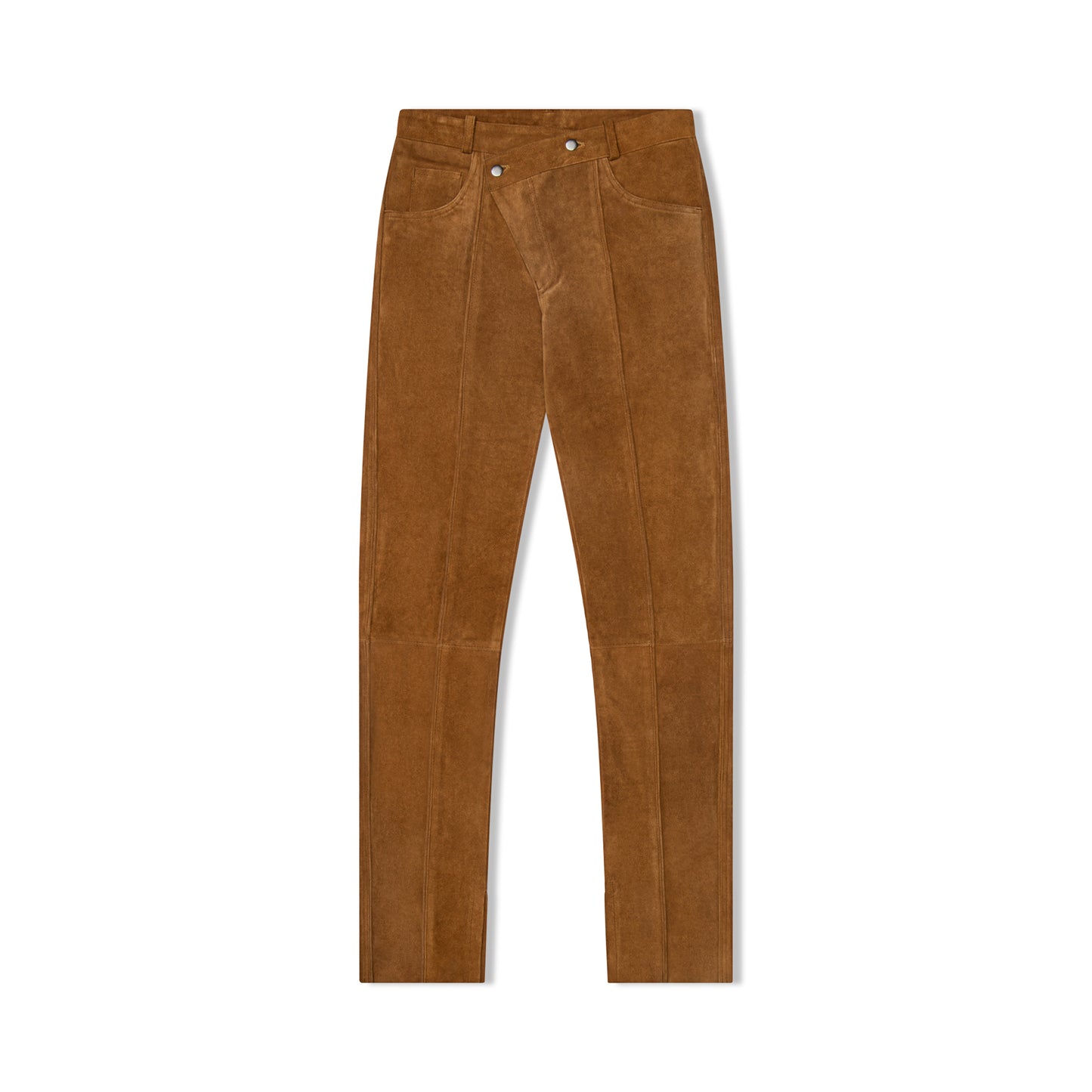 001 Suede Wrap Trousers